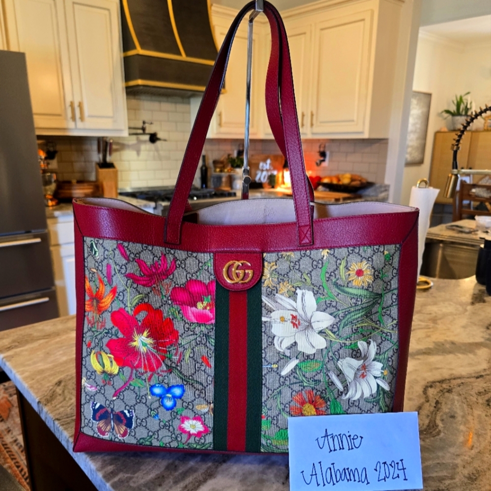 Gucci Ophidia Flora GG Soft Tote